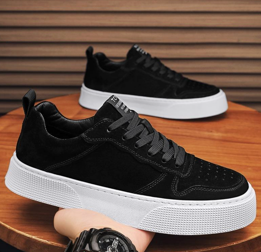 Men’s Black Casual Sneakers – Stylish Everyday Shoes