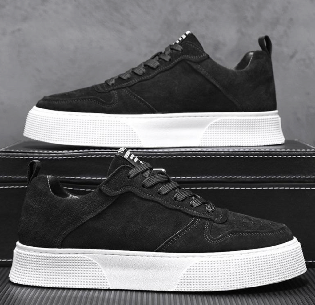 Men’s Black Casual Sneakers – Stylish Everyday Shoes