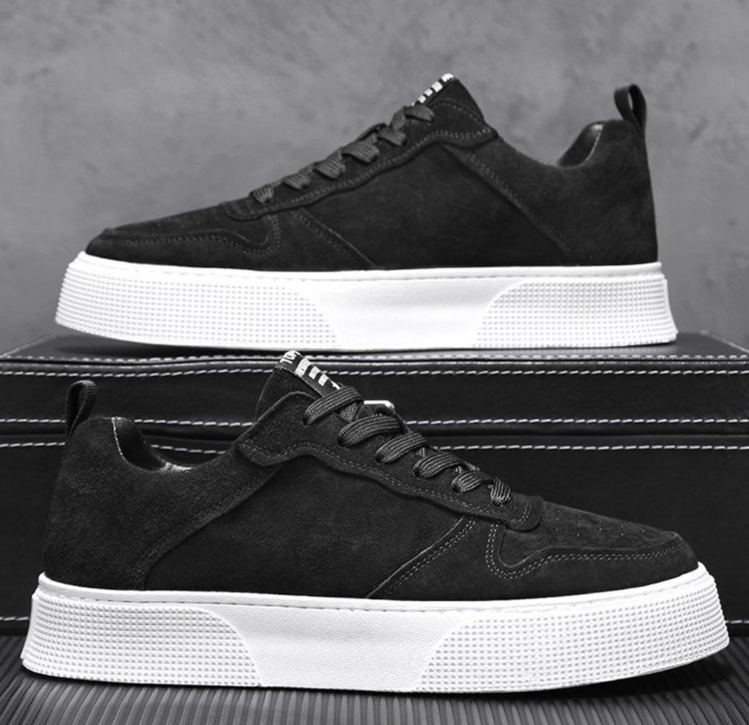 Men’s Black Casual Sneakers – Stylish Everyday Shoes
