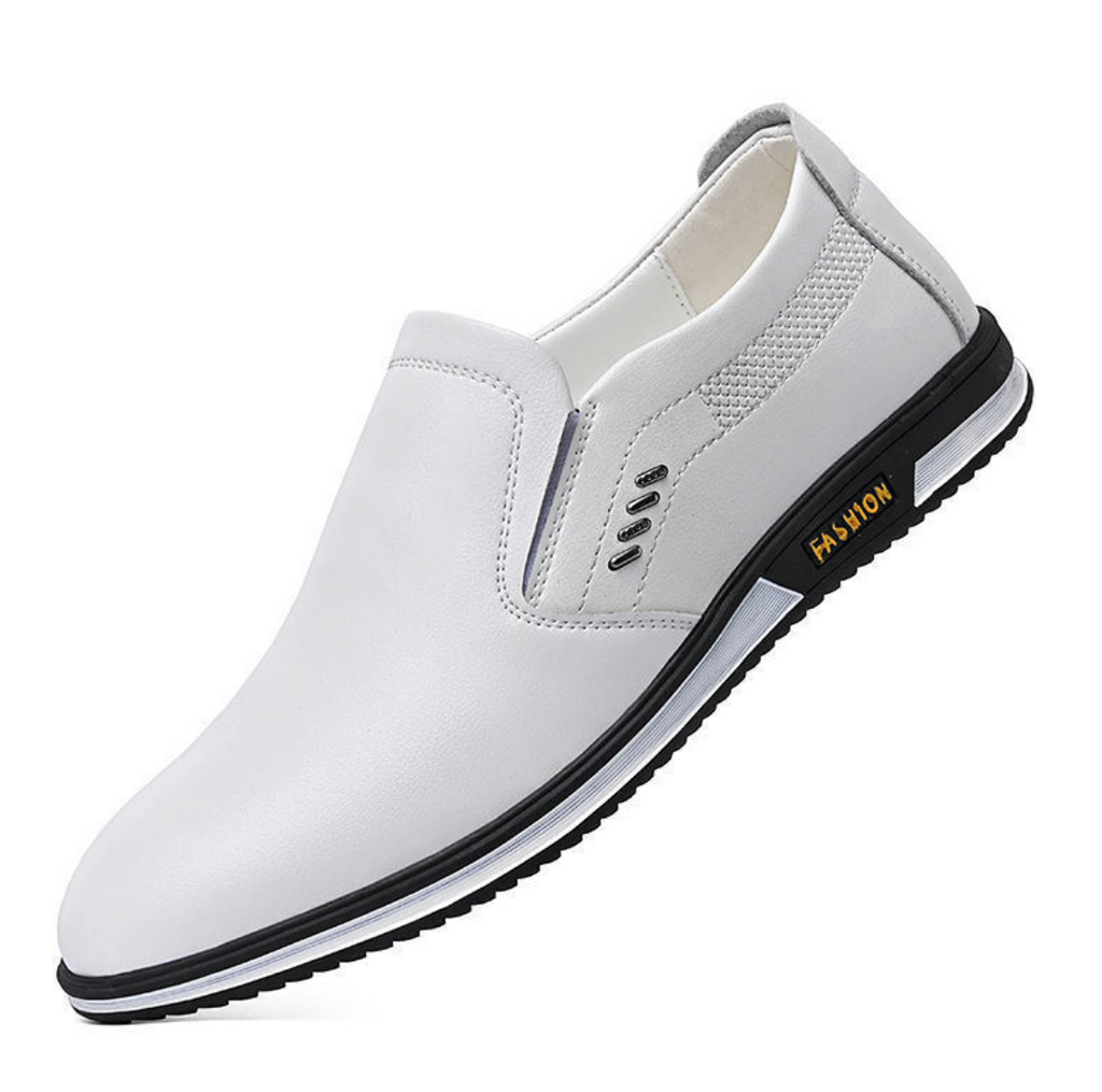 Men’s Soft Leather Casual Business Shoes – Non-Slip Dress Shoes