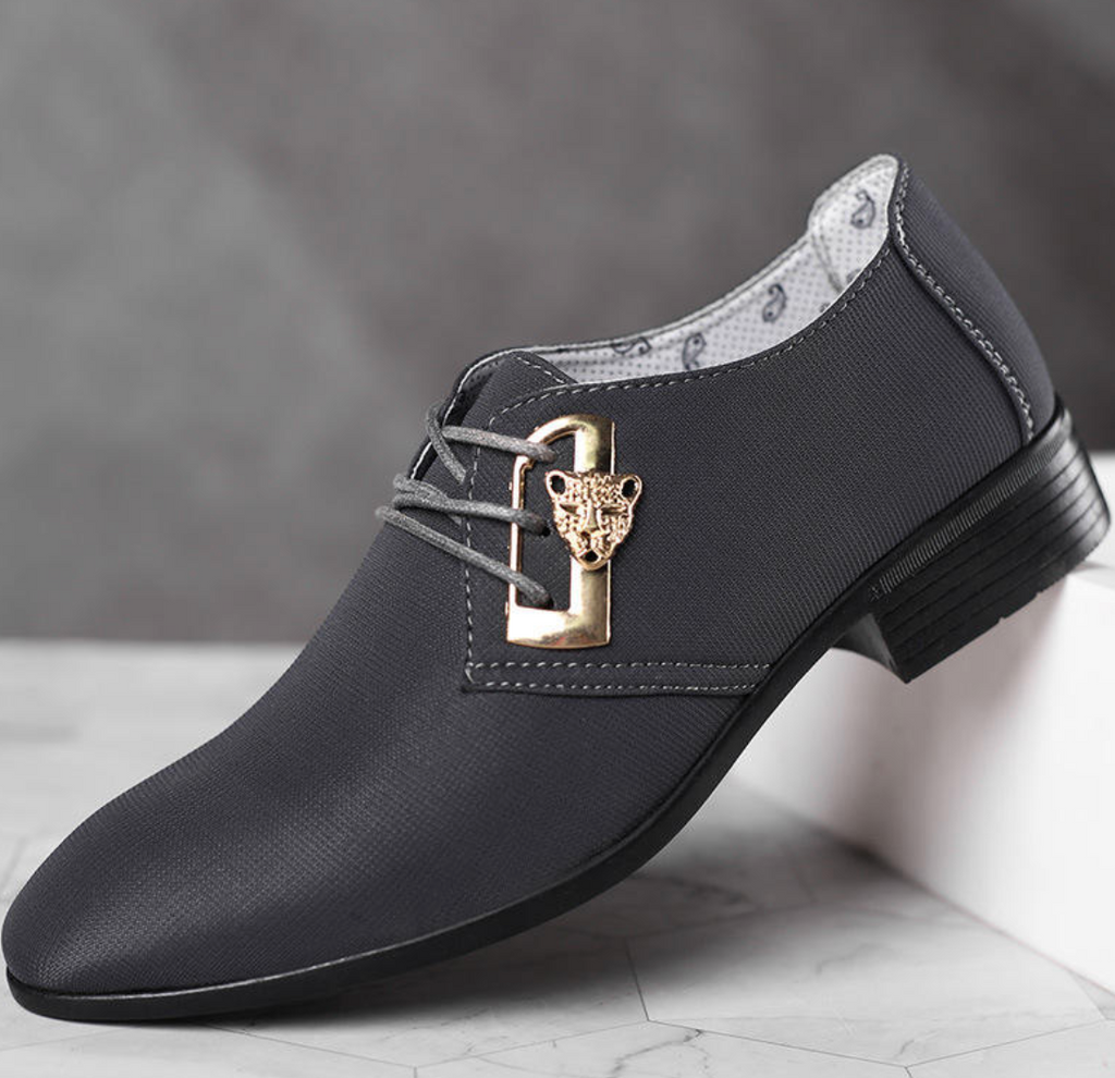 Men’s Business Casual Shoes – Breathable Oversized Comfort