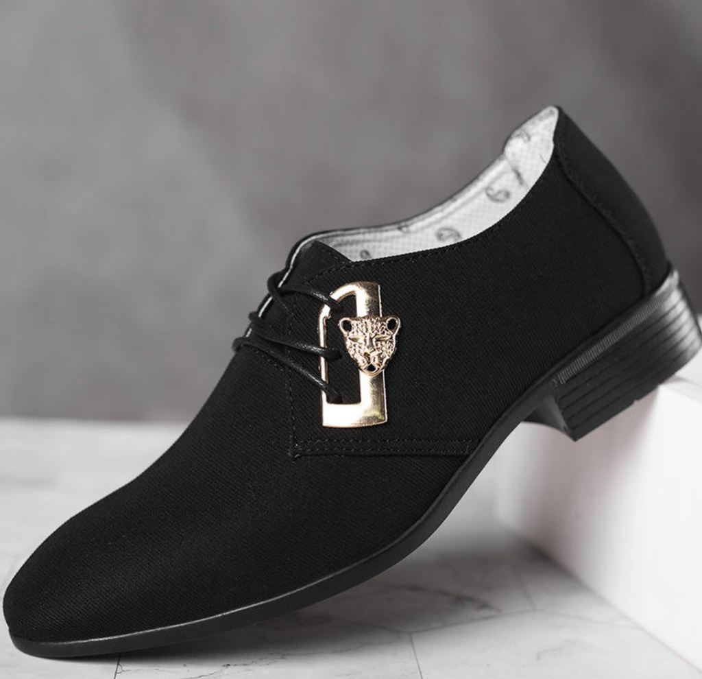 Men’s Business Casual Shoes – Breathable Oversized Comfort