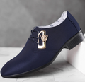 Men’s Business Casual Shoes – Breathable Oversized Comfort