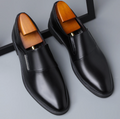 Men’s British-Style Formal Leather Shoes – Elevated Business Dress Shoes