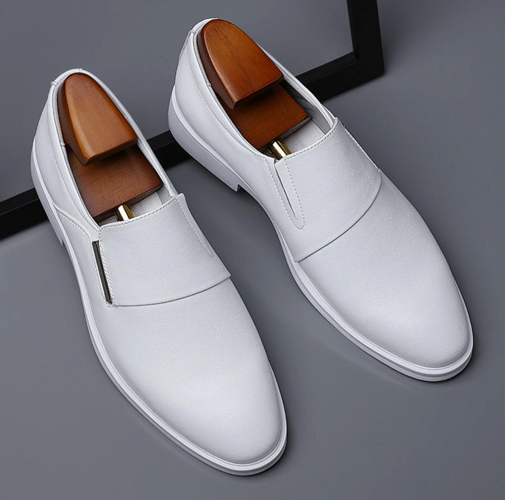 Men’s British-Style Formal Leather Shoes – Elevated Business Dress Shoes
