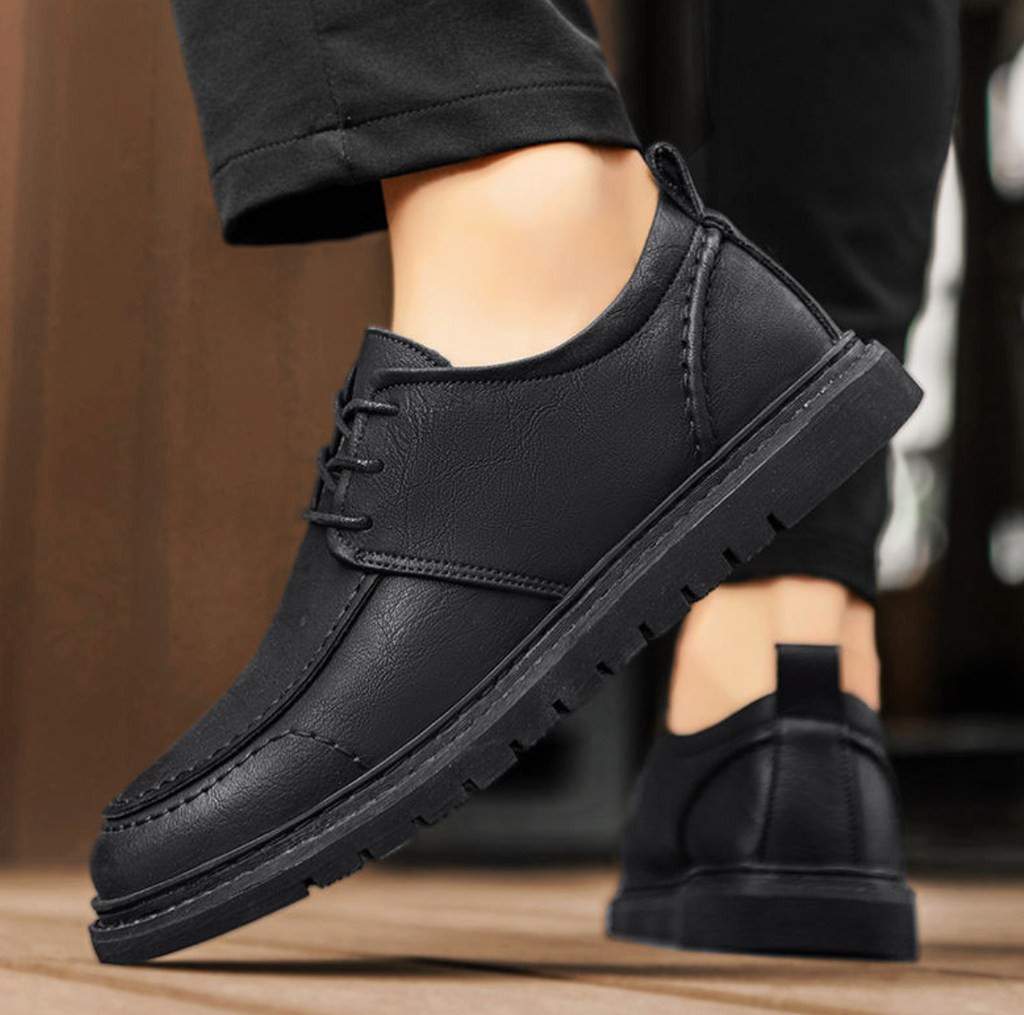 Men’s Matte Leather Dress Shoes – Formal Business & Wedding Shoes