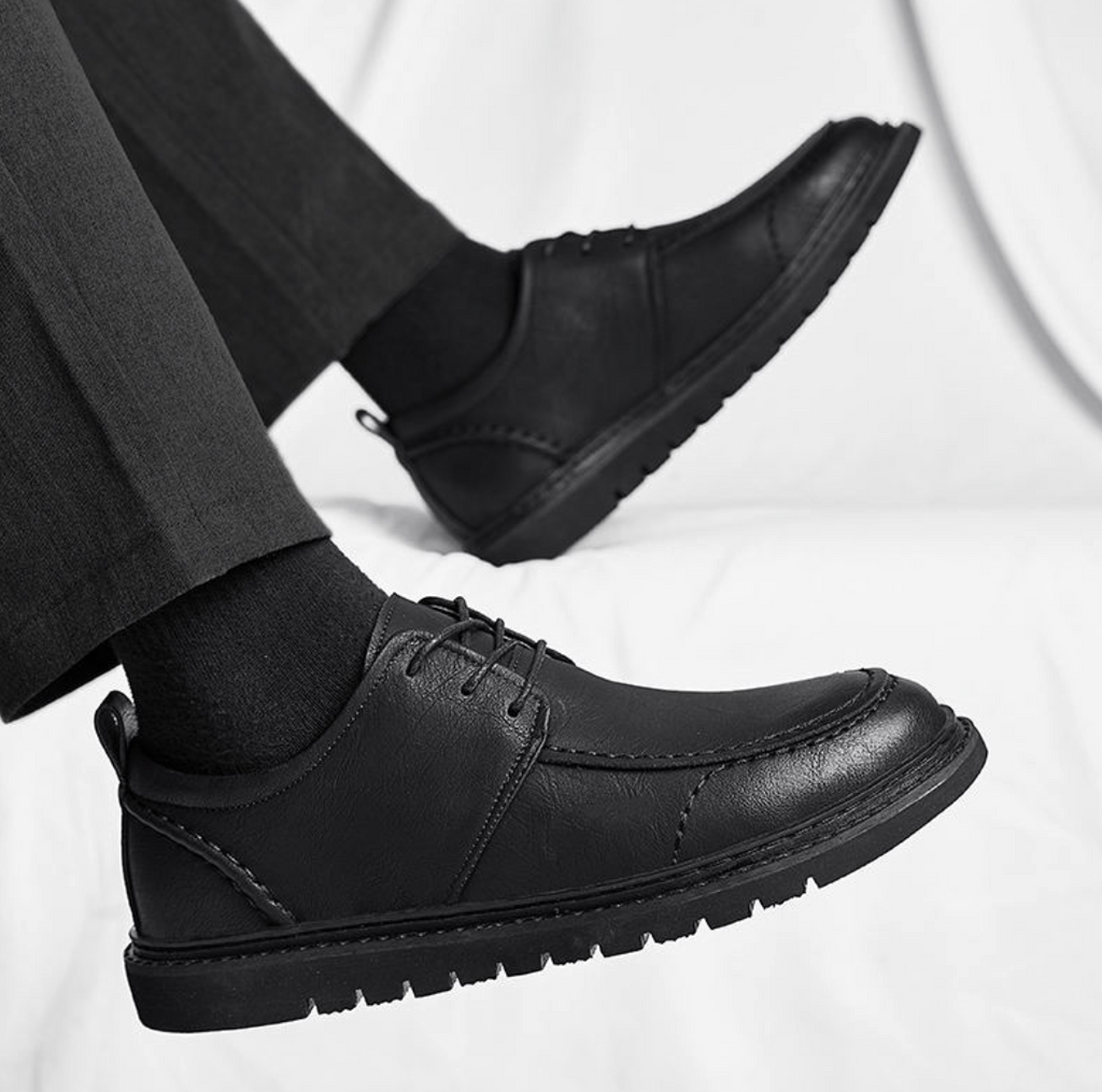 Men’s Matte Leather Dress Shoes – Formal Business & Wedding Shoes