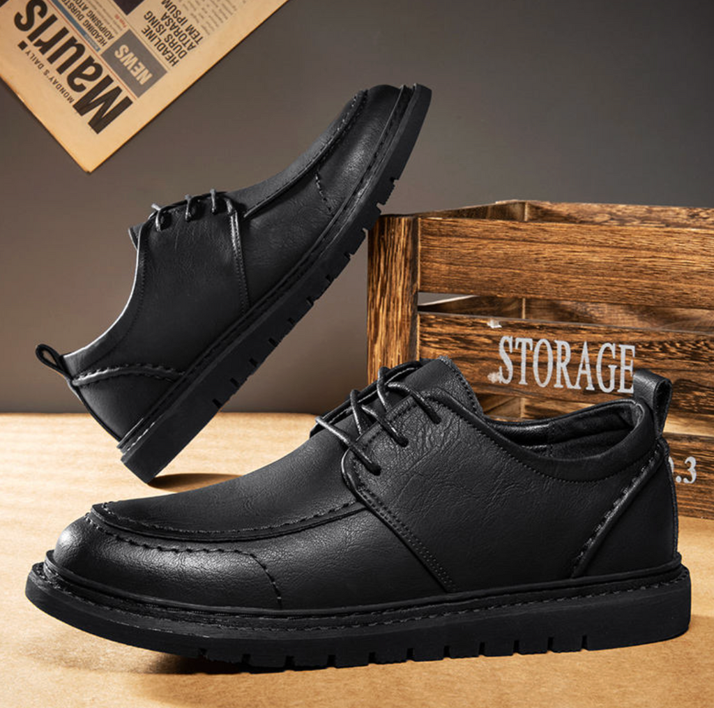 Men’s Matte Leather Dress Shoes – Formal Business & Wedding Shoes