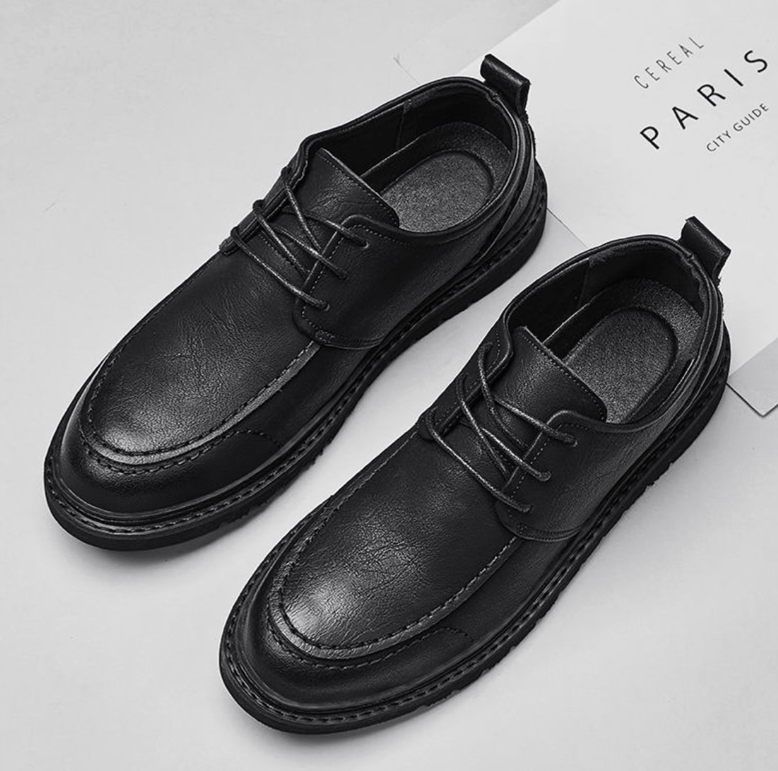 Men’s Matte Leather Dress Shoes – Formal Business & Wedding Shoes